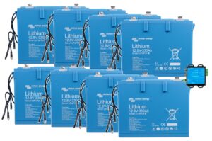 Kit Batterie Litio Ferro Fosfato Victron SmartBattery 51.2V 660Ah - 33,8kWh con BMS